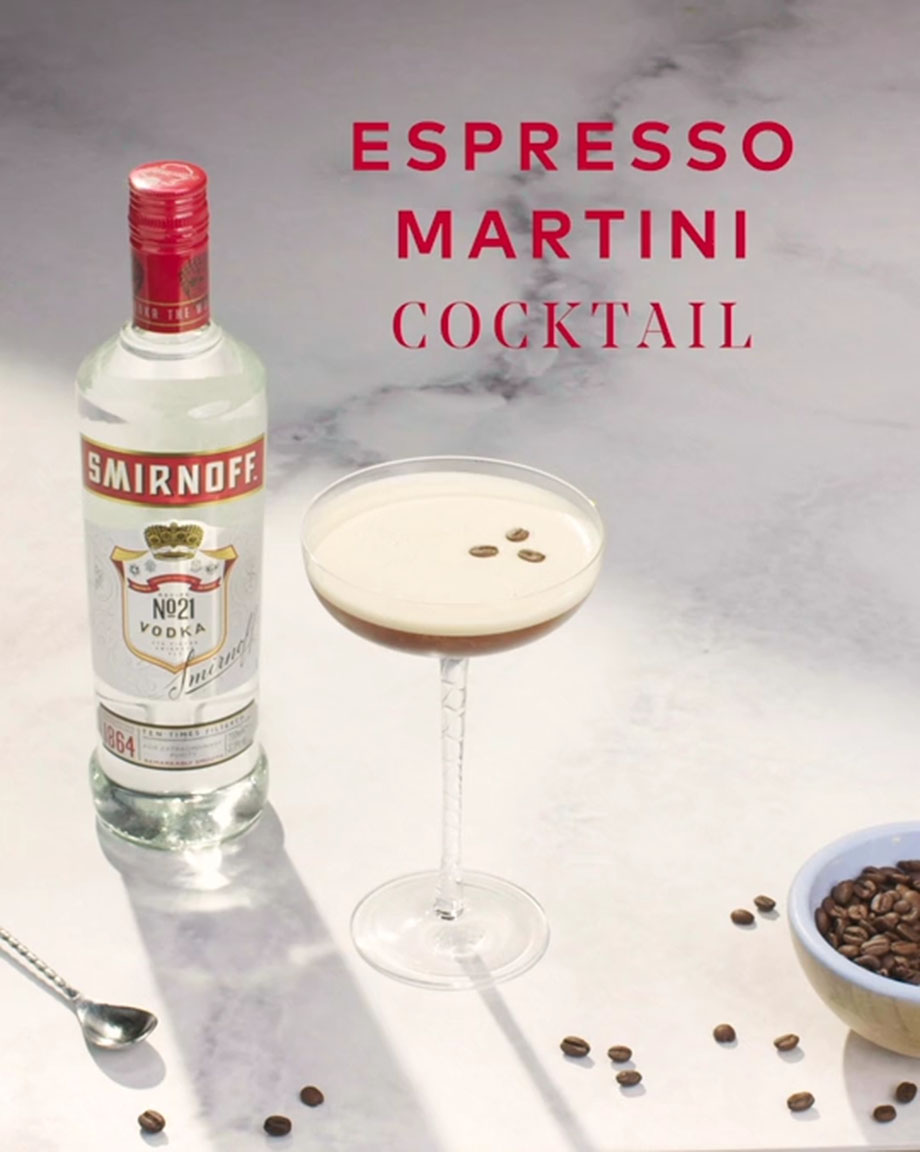 Smirnoff Cocktails, Espresso Martini